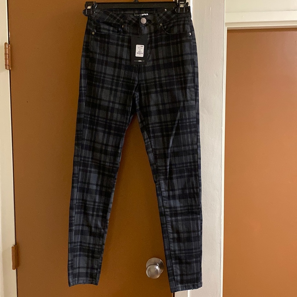Skinny jeans grey and black